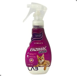 Eliminador de Odores e Manchas Labgard Enzimac Gatos - 150ml