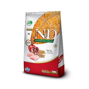 Ração Farmina N&D Ancestral Grain para Gatos Adultos Sabor Frango e Romã - 1,5Kg