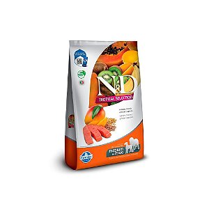 Ração Farmina N&D Tropical Selection p/ Cães Adultos Porte Médio Grande Sabor Salmão Cereais e Frutas Tropicais -  2,5Kg