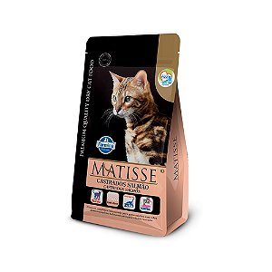 Ração Farmina Matisse para Gatos Adultos Castrados Sabor Salmão - 2Kg