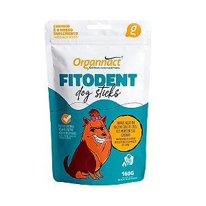 Suplemento Organnact Fitodent Plus Palitos para Cães - 160g