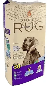 Tapete Higiênico Super Rug 80x60 - 30 Unidades