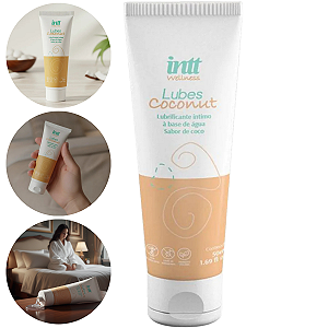 Lubrificante Íntimo Lubes Coconut Intt Sabor Coco 50ml