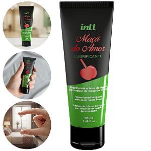 Lubrificante Maçã do Amor Intt A Base de Água 50ml