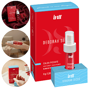 Calda Beijável Quente Intt + Déborah Secco Frutas Vermelhas 11gr