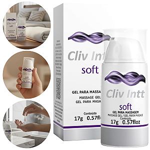 Cliv Soft Gel Anestésico Dessensibilizante  Intt para Massagem 17gr