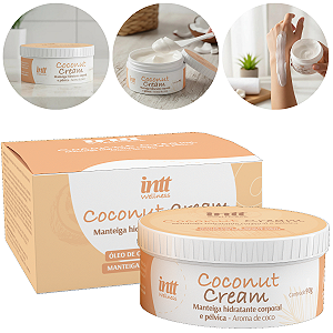 Coconut Cream Manteiga Hidratante Intt Aroma Coco Murumuru e Karité  90gr