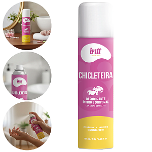 Desodorante Íntimo Intt Chicleteira 166ml/90gr – Aroma de Chiclete pH Neutro