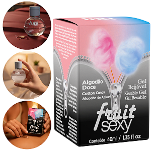 Gel Beijável Fruit Sexy Intt Algodão Doce 40ml