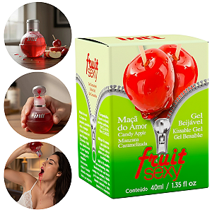 Gel Beijável Fruit Sexy Intt Sabor Maça do Amor 40ml