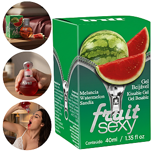 Gel Beijável Fruit Sexy Intt Sabor Melancia 40ml