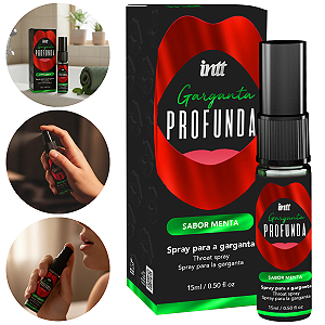 Spray Garganta Profunda Intt Menta 15ml