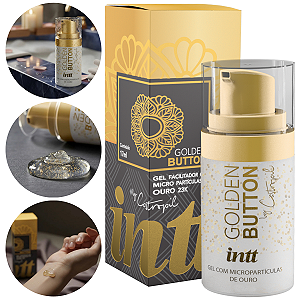 Gel Facilitador Golden Button Intt Partículas de Ouro 17ml