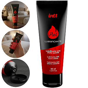 Gel Deslizante Hot Morango Intt Sabor Morango 50g