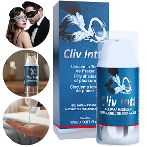 Cliv 50 Tons de Prazer Intt Gel Dessensibilizante para Sexo Anal com Conforto 17ml