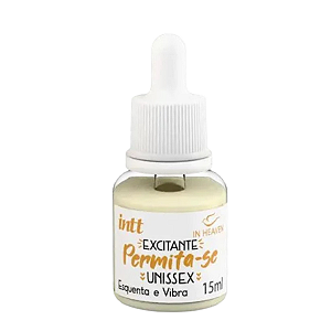 Gel Excitante Unissex Permita-se Intt Leite Condensado 15ml