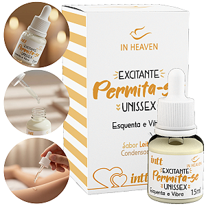 Gel Excitante Unissex Permita-se Intt Leite Condensado 15ml