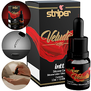 Gel Lubrificante Siliconado Striper Veludão Intt 12ml