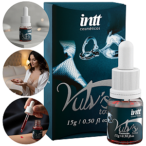 Lubrificante Vulv's Tons Esquenta Estimula Intt Vinho Tinto 15g