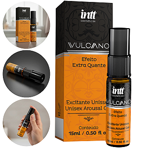 Gel Excitante Vulcano Intt Efeito Extra Quente/Vibrante 15ml
