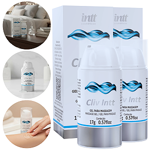 Cliv Gel para Massagem Dessensibilizante Intt 17g kit 2 und