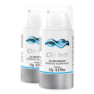 Cliv Gel para Massagem Dessensibilizante Intt 17g kit 2 und