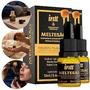 Meltesão Estimulante Beijável Intt Sabor Mel 12ml - Kit 2 und