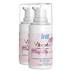 Vibration Power Lubrificante Intt Algodão Doce 17ml - Kit 2 und