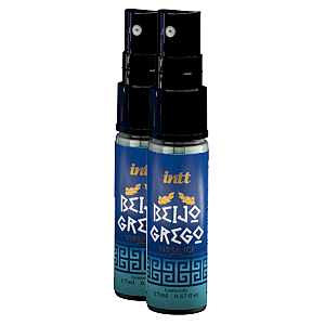 Gel Estimulante Beijo Grego Vibra Ice Intt Spray 17ml - Kit 2 und