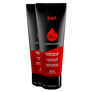 Gel Deslizante Hot Morango Intt Sabor Morango 50g - Kit 2 und
