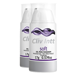 Cliv Soft Gel Dessensibilizante Intt para Massagem 17g - Kit 2 und