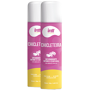 Desodorante Intimo Chicleteira Intt Aroma Chiclete 166ml/90g - Kit 2 und