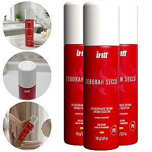 Desodorante Íntimo Déborah Secco  Intt Aroma Sedutor 90g - Kit 3 und