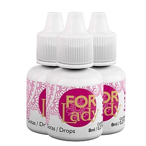 For Lady In Heaven Intt Gotas 8ml - Kit 3 und