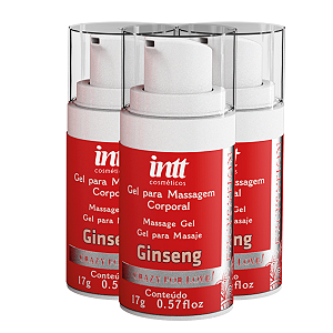 Excitation Gel Estimulante Feminino Intt 17g - Kit 3 und