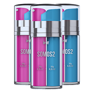 Somos 2 Estimulante e Prolongador Intt Franbuesa e Menta 20g - Kit 3 und