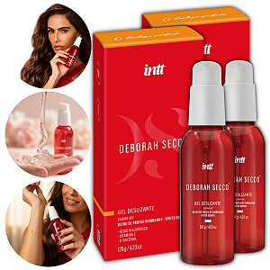 Gel Deslizante Deborah Secco Intt Frutas Vermelhas 120g - Kit 2 und