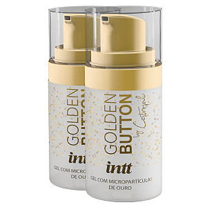 Golden Button Gel Facilitador Intt Partículas de Ouro 17ml - Kit 2 und