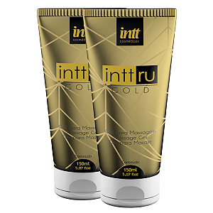 Ru Gold Gel Para Massagem Intt Ultra Deslizante 150ml - Kit 2 und