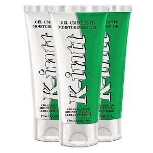 K-Intt Gel Umectante Intt Base de Água 50g - Kit 3 und