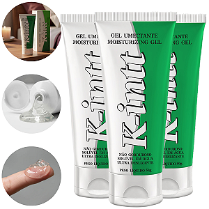 K-Intt Gel Umectante Intt Base de Água 50g - Kit 3 und