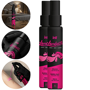 Lambuze Gel Beijável Intt Chiclete 55ml - Kit 2 und