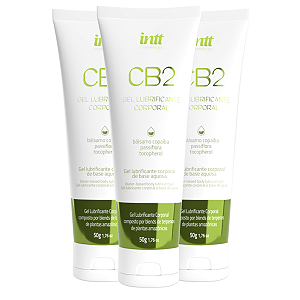 CB2 Lubrificante Íntimo Intt Bálsamo Copaiba 50ml - Kit 3 und