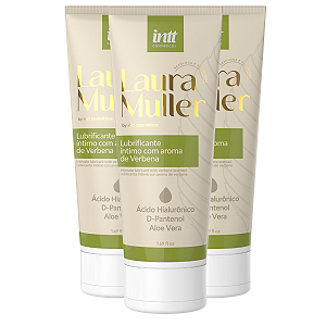 Laura Muller Lubrificante Íntimo Intt Aroma de Verbena 50ml - Kit 3 und