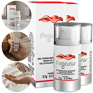 Pegasus Gel Estimulante Masculino Intt 17g - Kit 2 und