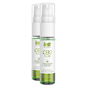 CB2 Pulse Gel Estimulante Vibra e Esquenta Intt 15g Kit 2 und