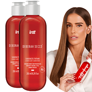 Sabonete Íntimo Déborah Secco Com Probióticos Intt 200ml - Kit 2 und
