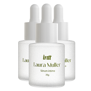 Serum Íntimo Laura Muller Hidrata Ácido Hialurônico Intt 23g - Kit 3 und