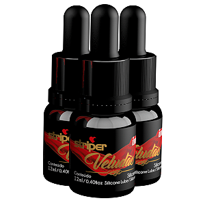 Striper Veludão Silicone Lubrificante em Gel Intt 12ml - Kit 3 und