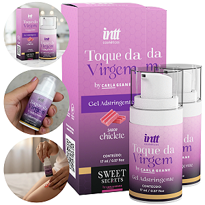 Toque da Virgem Gel Adstringente Intt Sabor Chiclete 17ml - Kit 2 und